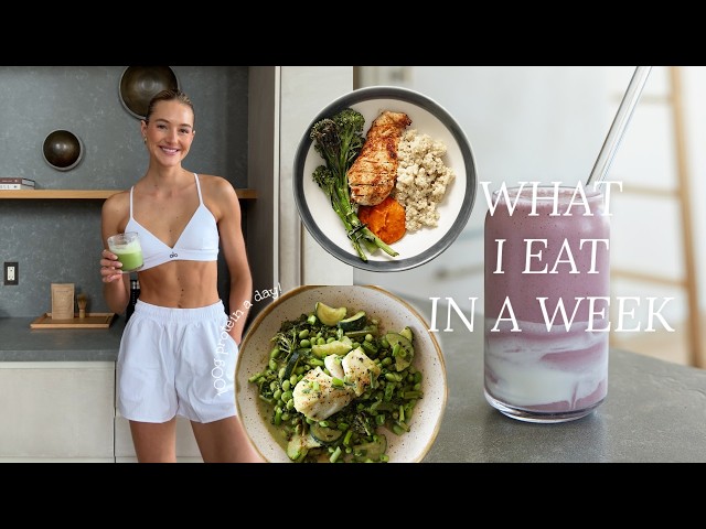 WHAT I EAT IN A WEEK | high protein to build lean muscle | easy home recipes