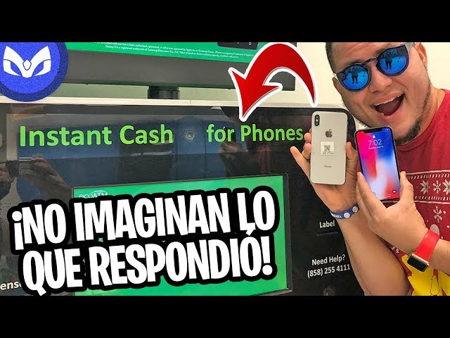 VENDIENDO CLON iPhone X A MAQUINA WALMART