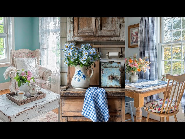 Vintage Country Decor Ideas for a Rustic Small Cottage Farmhouse