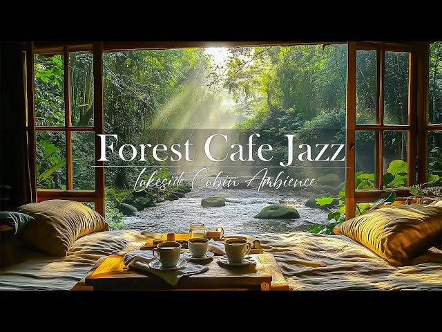 Smooth Jazz Music In The Lakeside Space | Relaxing Morning Jazz Music For Studying, Relaxing