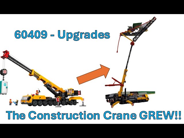 LEGO 60409 - Upgrades to the Mobile construction crane