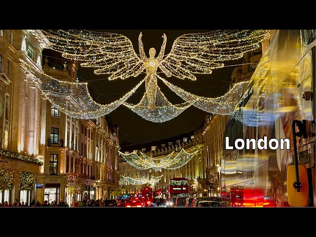 Magical London Christmas Lights Walk: A Festive Night in Central London! 🎄✨"