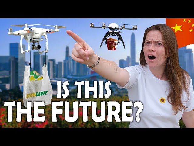 China Is Living In 2050! Testing Food Drone Delivery In Shenzhen