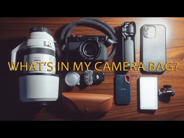 What's In My Camera Bag | Travel 2025 Edition