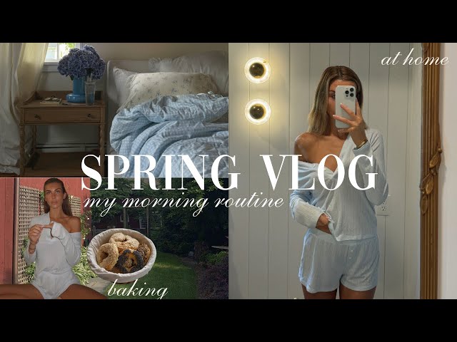 Spring Home Vlog: Morning Routine, Cooking, Hanging With friends!