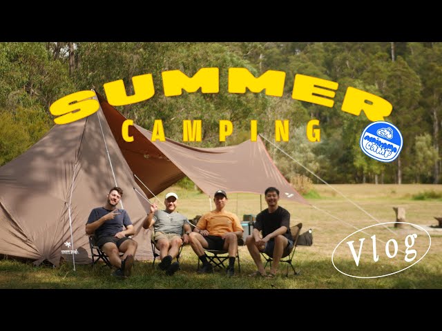 Surviving hot days and cool nights. Camping in the heat of an Australian summer. Vlog.