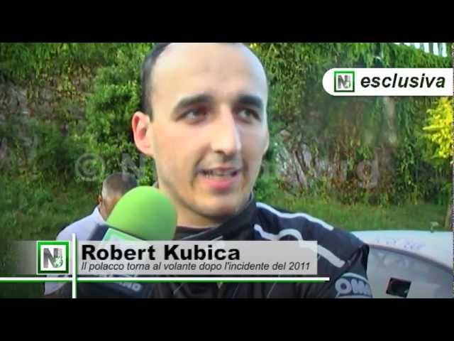 Robert Kubica al Rally Ronde Gomitolo di Lana a Biella