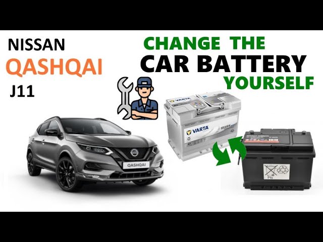 Nissan Qashqai: change the car battery yourself (easy fix!)