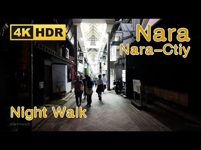 [4K HDR] Nara Konishi Night Market & Night Market Walk 2024