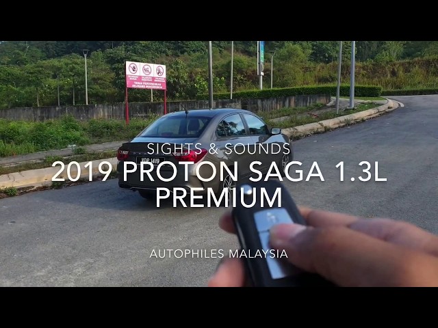 2019 Proton Saga Premium | Sights & Sounds | Car ASMR