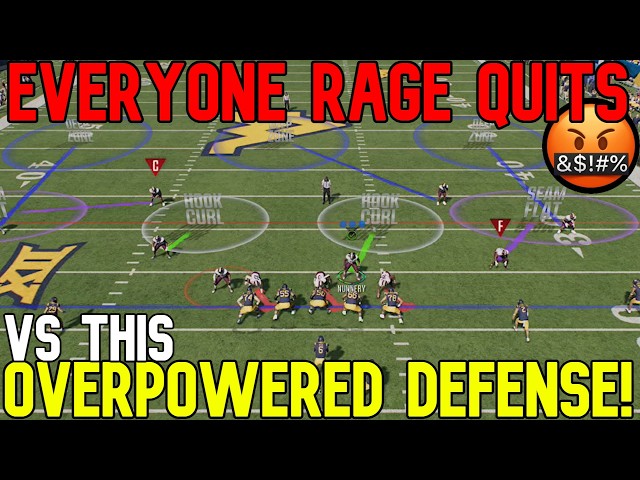 🛑STOPS EVERYTHING🛑 I Use 1 UNBEATABLE DEFENSE All Gameplay & NO ONE SCORES! College Football 25 Tips