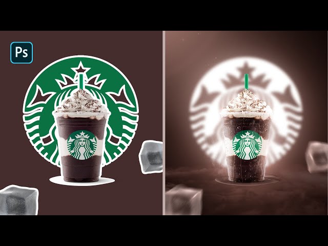 How to Design STARBUCKS Social Media Banner I Photoshop Tutorial