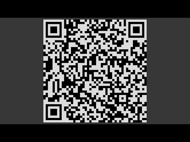 QR code animation made in blender