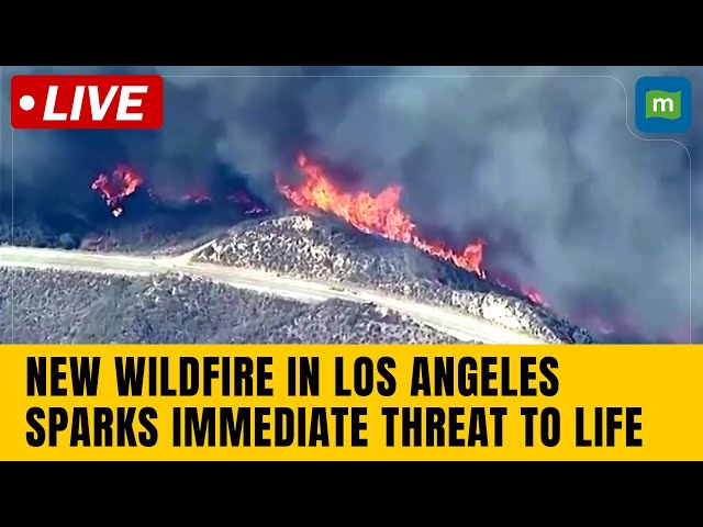 Los Angeles Wildfire | New wildfire in Los Angeles, sparks 'immediate threat to life' warning | N18G