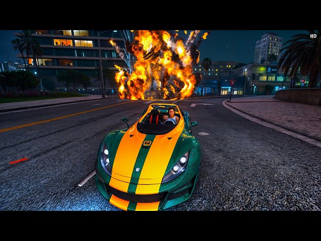 Unbelievable Explosion with 𝐏𝐒𝟓 𝐏𝐫𝐨 PSSR Stunning Graphics | Almost GTA 6 Experience