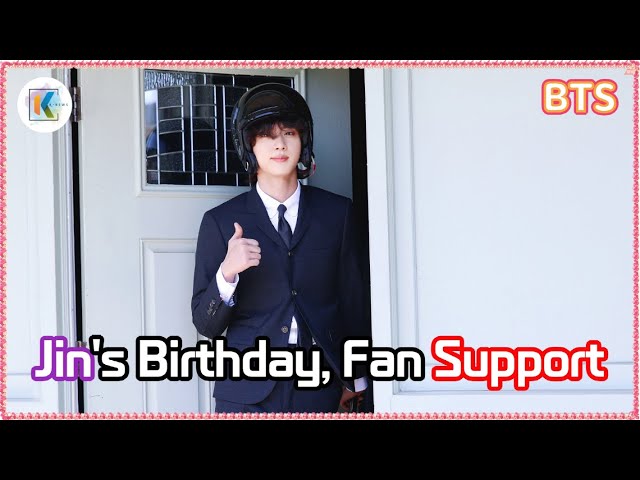 Jin's Birthday Celebrated Worldwide! A Special Day Brightened by Fans' Love