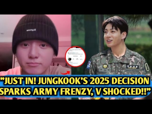 Disney+ Confirms😱 5 Mins Ago! JUNGKOOK's Decision In 2025, Reveals A Hidden Relationship. V Shocked.