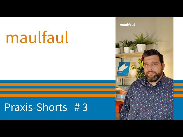 maulfaul / Praxis-#Shorts Nr. 003