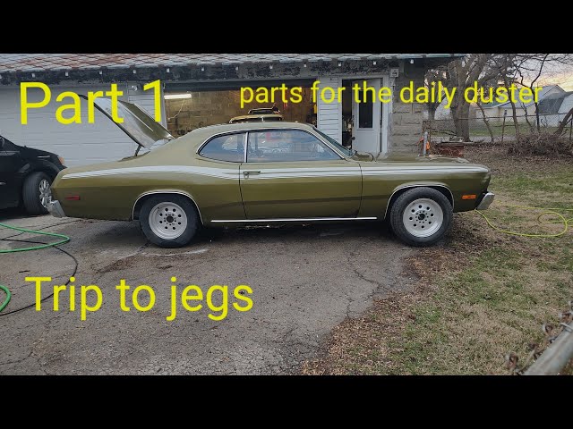 1974 Plymouth duster daily driver & a trip to jegs to get new slicks for the 64 dodge.Mopar Nation