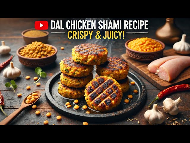 🍗 Chicken Dal Shami Kebab | Tender, Juicy & Full of Flavour | budget kitchen recipes