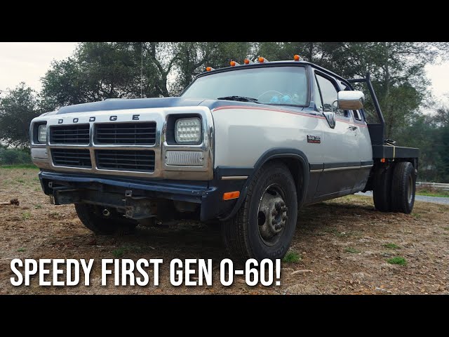 Upgraded Cummins First Gen 0-60!