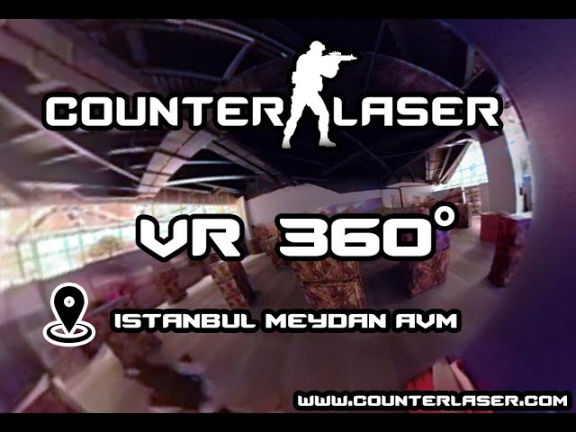 360° İstanbul Meydan AVM Laser Tag 6v6 // Counter Laser