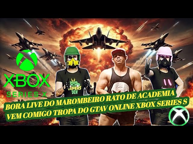 JOGANDO GTA V NO XBOX SERIES S TRETA NA SESSÃO PÚBLICA VEM JOGAR COM MAROMBEIRO RATO DE ACADEMIA🏋️