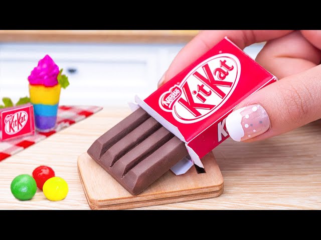 Amazing KITKAT Cake | Best Miniature KITKAT Chocolate Cake Decorating | Sweet KitKat |Chocolate ASMR