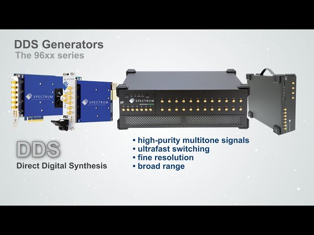 DDS Generators with 50 tones per channel