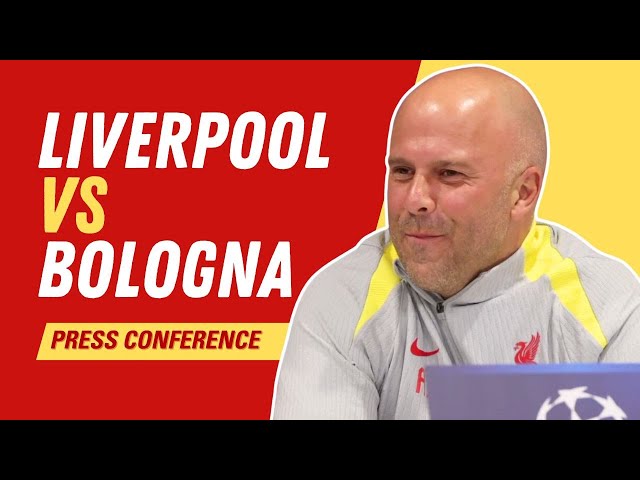 Liverpool vs Bologna (Champions League) | Arne Slot Press Conference