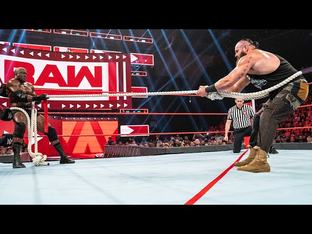 That time there was a tug of war on Raw: On this day in 2019