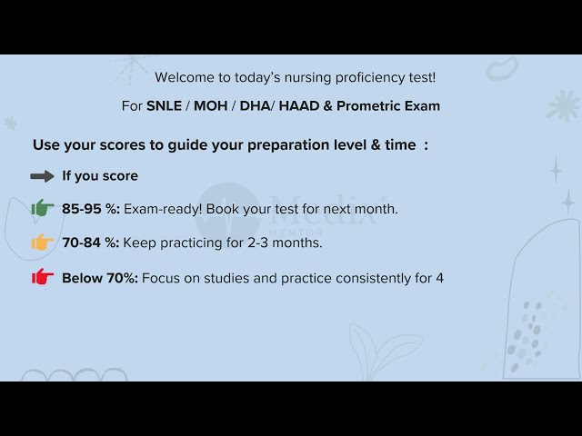 Check your basic nursing level are you ready for??? Prometric Saudi, DHA, QATAR, OMAN & Kuwait Exam