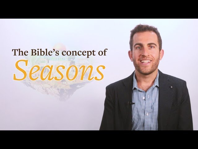 The Bible's concept of Seasons - Biblical Hebrew Lessons with Professor Lipnick