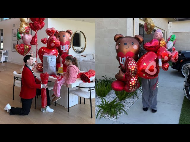 SURPRISING OUR DAUGHTERS WITH GIFTS & ASKING THEM TO BE MY VALENTINE!!!