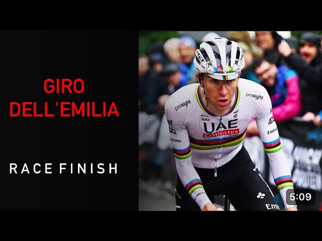 HISTORY 🌈 POGAČAR | Giro dell'Emilia Men's2024 Final Kilometres | BOLOGNE #cycling