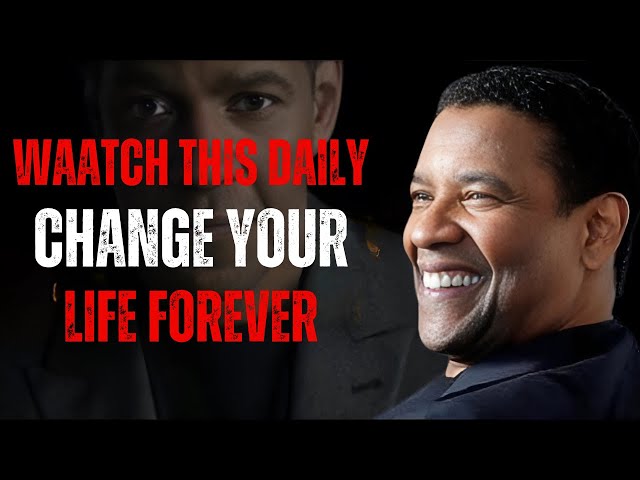 "Watch This Every Day and Transform Your Life – Powerful Life Lessons from Denzel Washington"