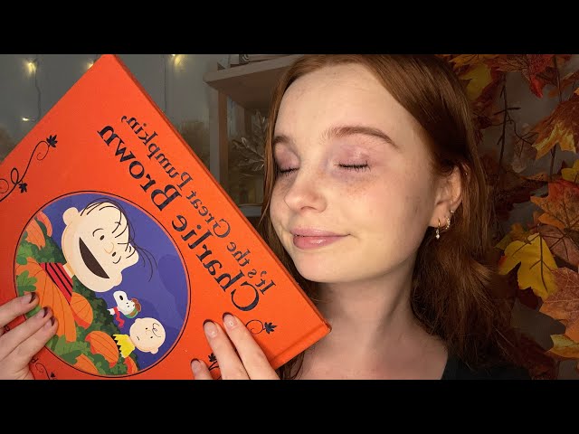 ASMR Whispered Story Telling | Reading It’s The Great Pumpkin, Charlie Brown 🎃