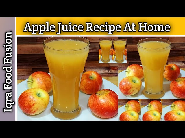 Apple Juice Recipe At Home || Apple Juice Recipe || Summer Drink || Iqra Food Fusion