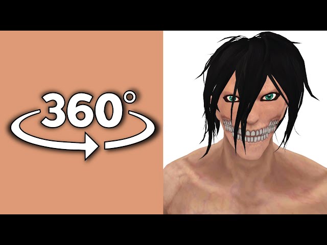 VR 360 Eren Attak on you in Abandoned Place | The Alien - Attack on Titan VR 360