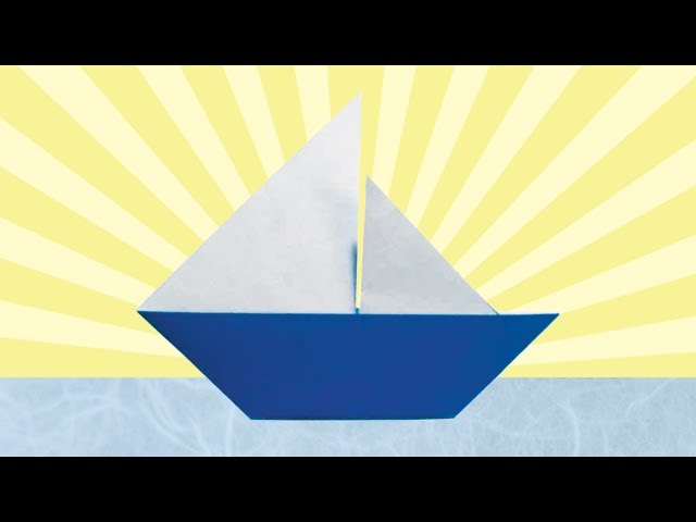 Origami Sailboat (Folding Instructions)