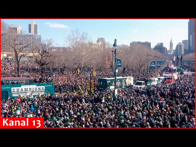 LIVE: View of Philadelphia ahead of Eagles' Super Bowl 2025 parade