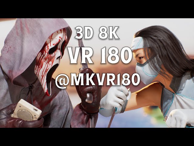 Ghostface vs Kitana Deep Injection (Knife Edition) Brutality | VR 180 3D 8k | Gore Violence | 18+