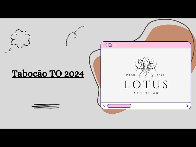 Apostila Prefeitura de Tabocão TO 2024 Professor de Educação Física