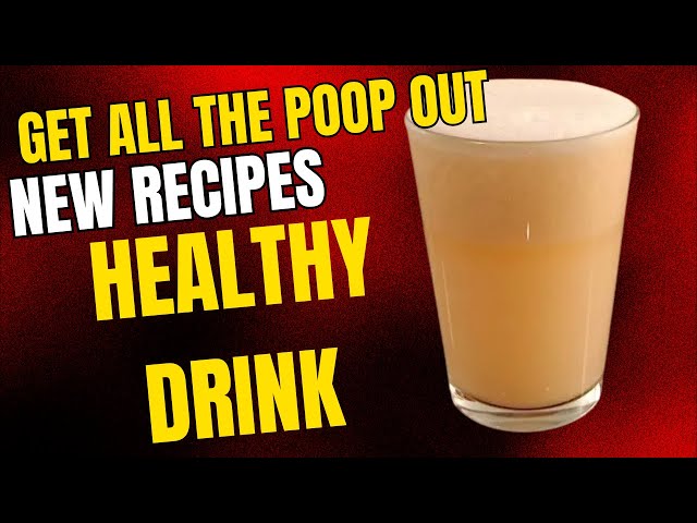 Drink at night to poop out all Bad fats and toxins in the morning Energy Drink! | Chef Ricardo