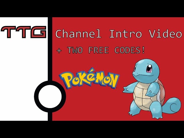 TTG Pokemon Youtube Channel Intro Video + Two Free Online Codes!