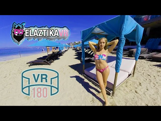 NEW TO VR WATCH THIS Tourist RUSSIAN Model having a good time at the beach in Puerto Vallarta