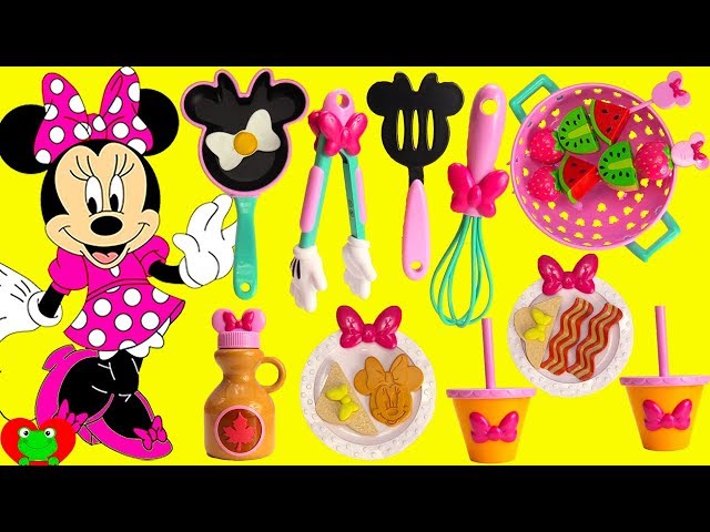 Cooking with Minnie Mouse Learn Kitchen Toys