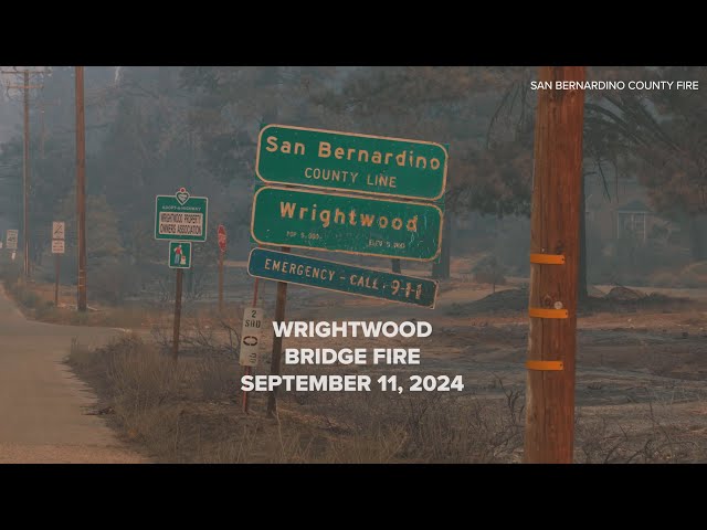 Wrightwood, CA: #BridgeFire (9/11/24)