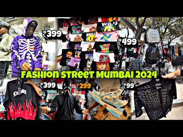 Fashion Street Mumbai 2024 | Itna Sasta Market | H&M ZARA T-Shirt ₹199 😱| Churchgate Market