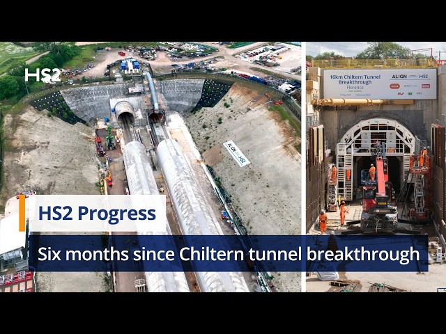 Six months on since historic breakthroughs for HS2’s longest tunnel